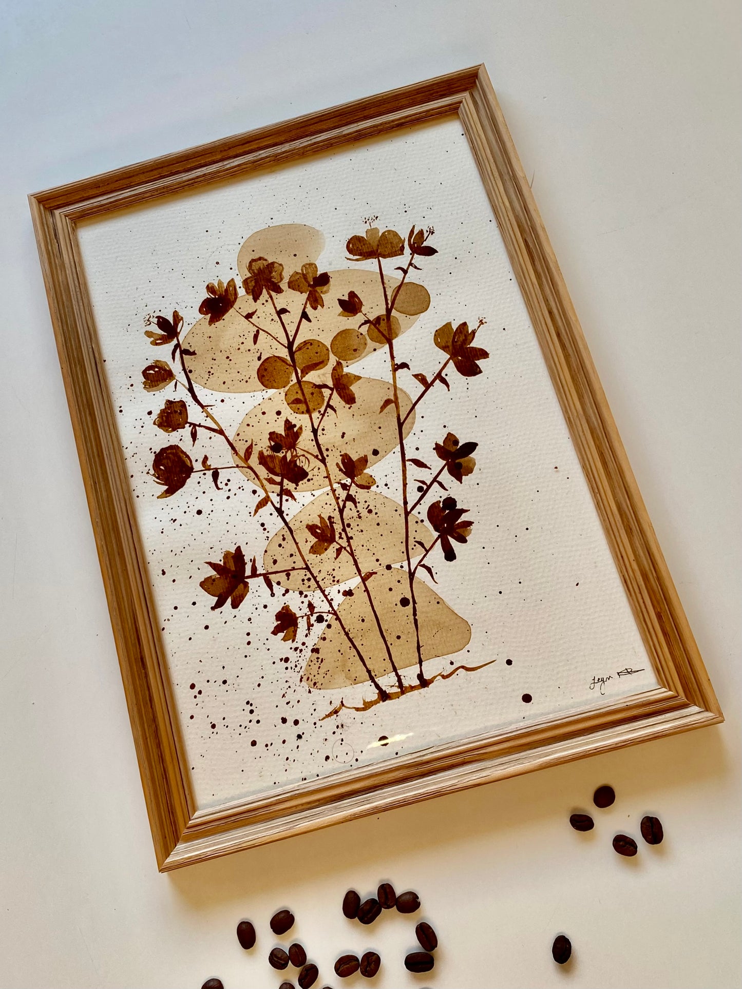 Danse de l’Équilibre | A4, Cadre bois inclus : 32,5 cm × 24 cm