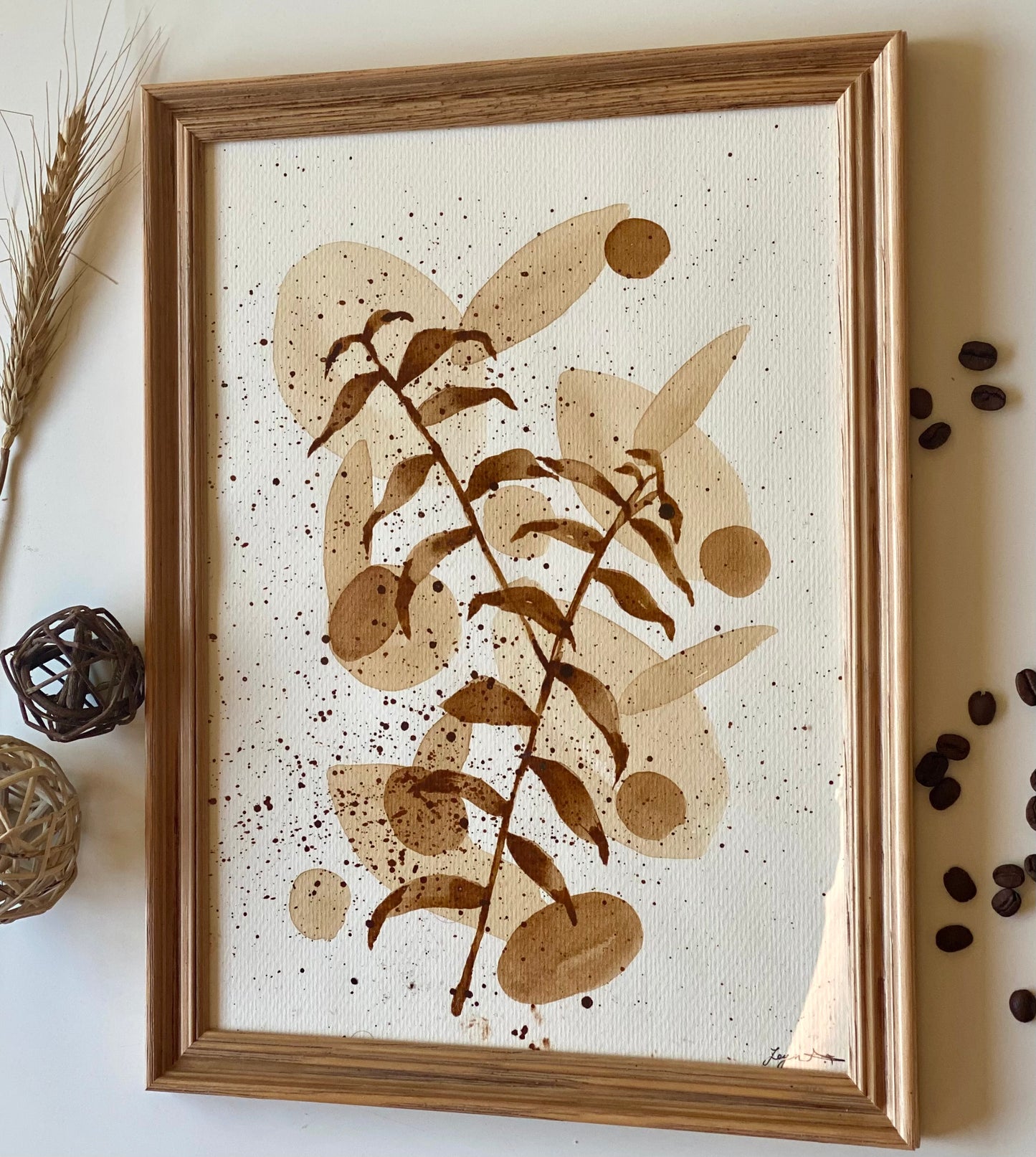 Petite Danse | A4, Cadre bois inclus : 32,5 cm × 24 cm