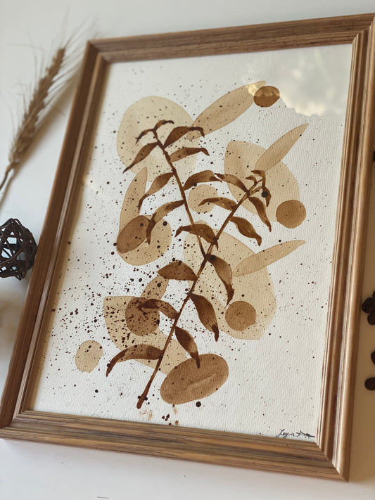 Petite Danse | A4, Cadre bois inclus : 32,5 cm × 24 cm