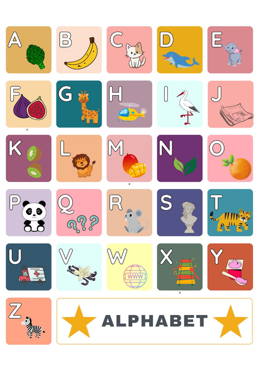 Puzzle Alphabet bilingue (FR/EN)